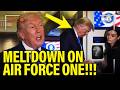 Trump has MELTDOWN on AIR FORCE ONE over EPSTEIN FILES!!