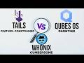 Tails vs Qubes OS vs Whonix
