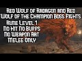 Red Wolf of Radagon and Red Wolf of the Champion RL1 No Hit No Buffs/Aux/AoW Melee Only | Elden Ring