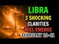 ♎ LIBRA 3 SHOCKING CLARITIES EMERGE FEB 20–21 🌠 YOU WILL RECLAIM YOUR VOICE \u0026 RESTORE TRUE BALANCE 💎