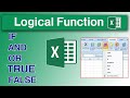 Logical Function in excel, If, or, and, true, false, xor, in microsoft excel,