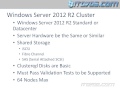 Windows Server 2012 R2 Failover Cluster Requirements
