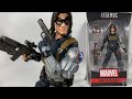 Marvel Legends Winter Soldier Black Widow Crimson Dynamo BAF Wave Action Figure Review