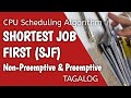 SHORTEST JOB FIRST(SJF) PREEMPTIVE AND NON-PREEMPTIVE CPU SCHEDULING ALGORITHM| OPERATING SYSTEM
