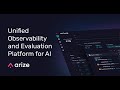 Arize AX Demo (2025): One place for development, observability, and evaluation.