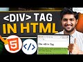 HTML DIV Tag Tutorial: How to Use, Position \u0026 Style Div Elements (Full Guide in Hindi) | HTML \u0026 CSS