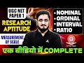 UGC NET Paper 1 Research Aptitude | UGC NET Research Aptitude Measurement Of Scale By Masroor Sir