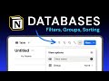 Notion Databases: Filter, Group \u0026 Sort (Beginners Tutorial) in under 10 Minutes