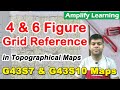 4 figure \u0026 6 figure Grid Reference | New Maps G43S7, G43S10 | Topographical Maps Class 10 2024 Exam