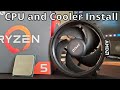 How to install a Ryzen CPU and its Wraith Stealth Cooler | AM4 socket | AMD