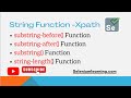 Xpath - substring, substring-after substring-before and string-length - www.seleniumlearning.com