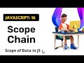 Scope Chain in JavaScript || Hindi
