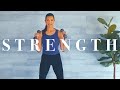 Weight Training for Beginners \u0026 Seniors // 20 Minute Workout to Build Strength