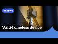 'Humiliating' anti-homeless devices under bridge in Perth switched off | ABC News