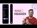 Vertical Header in Elementor With Side Bar Navigation - [Flexbox Container] In 2026