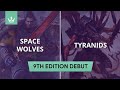 Space Wolves vs Tyranids - 9th edition 40k battle report (new points)