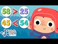 Compare Numbers - Greater Than Less Than | Math for 1st Grade | Kids Academy