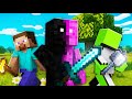 Minecraft Speedrunner VS 100 Minecraft Hunters