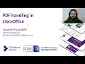 PDF handling in LibreOffice - LibreOffice Conference 2023