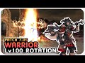 WARRIOR Level 100 Rotation Showcase | 2.50s | 2 Mins + Pot | Dawntrail Patch 7.05