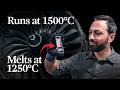 Why don't jet engines melt?