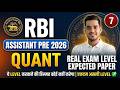 #7 RBI ASSISTANT PRE 2026 | Most Expected Quant Paper By Vikas Sir