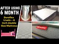 After Using 6 month Duroflex LiveIn -  6 Inch double Size Mattress review [ 2024 ]