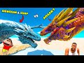 SHINCHAN and CHOP UPGRADED DRAGON Fights AMAAN UNDEFEATED DRAGON in ANIMAL REVOLT BATTLE SIMULATOR