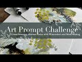 Art Prompt Challenge: Creating Stunning Mixed-Media Abstract Pieces with Watercolors \u0026 Mark-Making