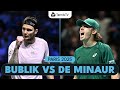Alexander Bublik v Alex De Minaur Entertaining Match Highlights! | Paris 2025