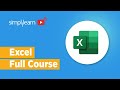🔥Excel Full Course 2026 | Excel Tutorial For Beginners | Excel Basics to Advanced | Simplilearn