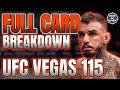 UFC Vegas 115: Renato Moicano vs Chris Duncan | Chisora vs Wilder | Predictions \u0026 Picks | Ep 136