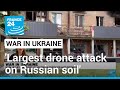 Air attack kills 2 in Kyiv as Russia accuses Ukraine of large-scale drone strikes • FRANCE 24