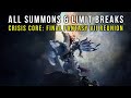 All Summons \u0026 Limit Breaks in Crisis Core: Final Fantasy VII Reunion