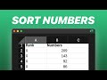 Excel How to Rank Highest to Lowest | (Sort Column by Numbers in Ascending/Descending Order)