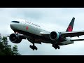 Close up Arrivals at London Heathrow Airport, LHR RWY27L | 25/06/25