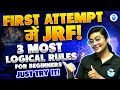 JRF in First Attempt? 3 SECRET Rules to CRACK UGC NET JRF?