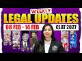 CLAT 2027 Most Important Legal Updates (08 Feb – 14 Feb 2026) | Legal Current Updates