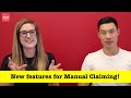NEW FEATURES ALERT! Improvements to Manual Claiming!!
