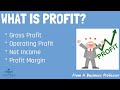 What is Profit? (Gross Profit, Operating Profit, Net Income) | From A Business Professor