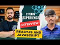 Frontend Developer Mock Interview | 2 Years Experience | HTML, CSS,  React and JavaScript
