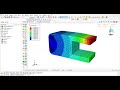 Abaqus Tutorial #6 - 3D Model Static Analysis