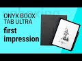 Onyx Boox Tab Ultra Unboxing and First Impressions