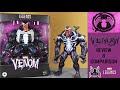 Marvel Legends Deluxe Eddie Brock VENOM Figure Review \u0026 Monster Venom BAF Comparison