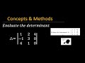 Evaluate the determinant( 1 2 4 , -1 3 0 , 4 1 0 )|| `Delta=|(1,2,4),(-1,3,0),(4,1,0)|`