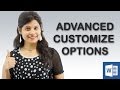 Microsoft Word 2013 : Setting Advance Word Options | Hindi Tutorial || Chapter 14 | Video 2