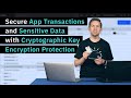 Secure App Transactions and Sensitive Data with Cryptographic Key Encryption Protection
