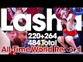 Lasha Talakhadze 220kg Snatch 264kg Clean \u0026 Jerk Slow Motion All-Time World Record Total