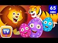 Learn Wild Animals + More ChuChu TV Surprise Eggs Learning Videos SUPER COLLECTION 3