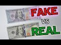 Real $100 Bill Vs. Fake $100 Bill